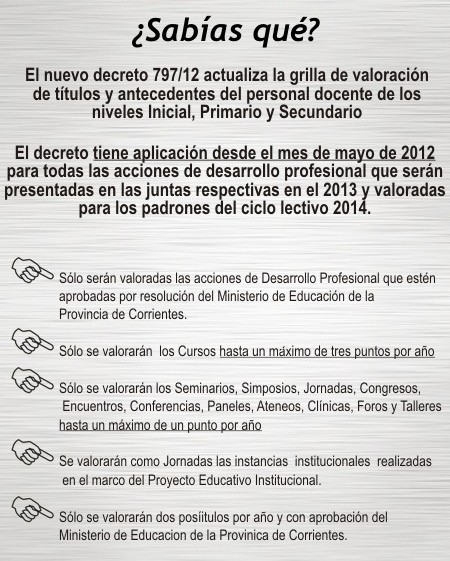 Decreto 797/2012