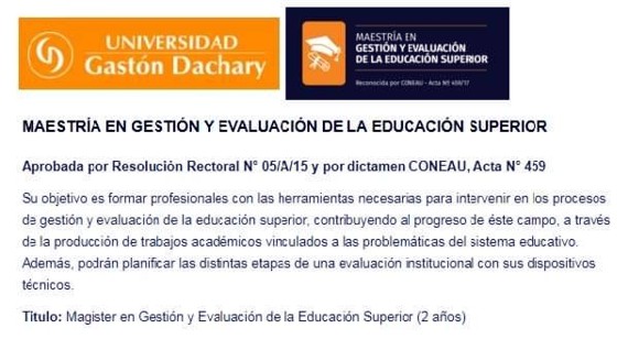 Maestr&iacute;a